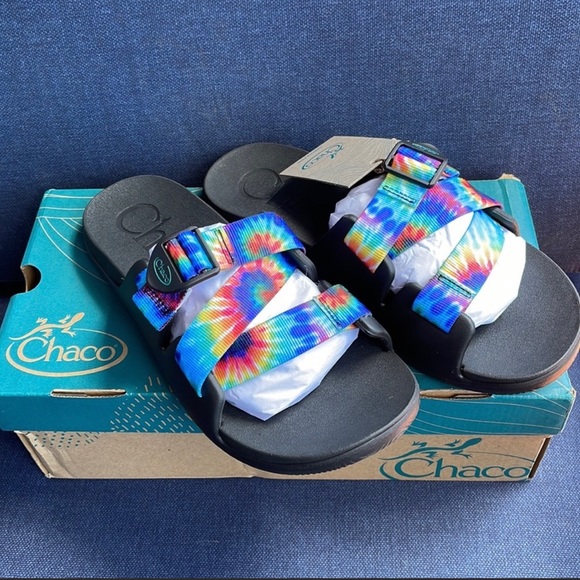New in box Women's Chillos Slide Dark Tye Dye
(NWT size 10 - Picture 3 of 9